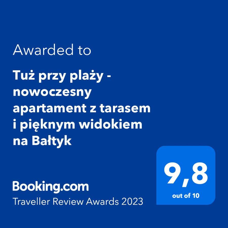 Tuz Przy Plazy - Nowoczesny Apartament Z Tarasem I Pieknym Widokiem Na Baltyk Мельно Экстерьер фото